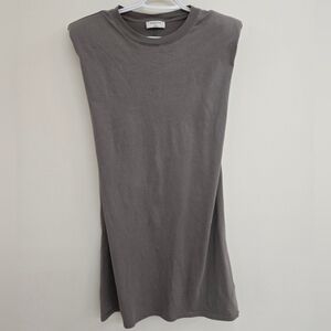 Gray Sleeveless Dress